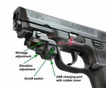 Hunting Lights & Lasers Green Laser Light Combo for Walther 