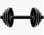 Dumbbell clipart cute, Dumbbell cute Transparent FREE for do