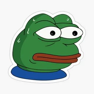 Sweating Pepe Stickers for Sale Redbubble