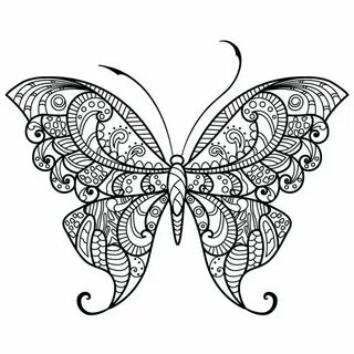 Butterfly Coloring Pages for Adults - Best Coloring Pages Fo