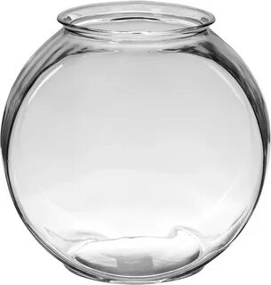 ANCHOR HOCKING 2-Gallon Glass Drum Fish Bowl - Decorative Pl