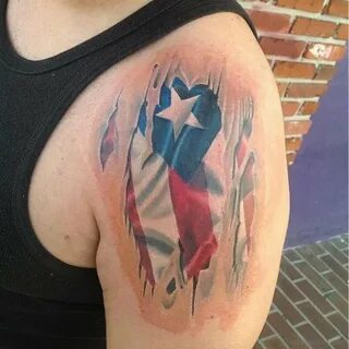 53 Top Flag Tattoos On Shoulder - Tattoo Designs - TattoosBa