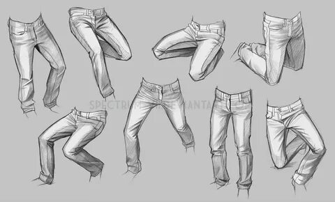 Life study-- jeans by Spectrum-VII.deviantart.com on @Devian