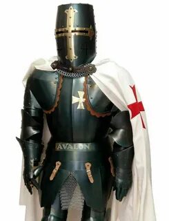 Medieval Knight Wearable Suit Of Armor Crusader Combat Full 