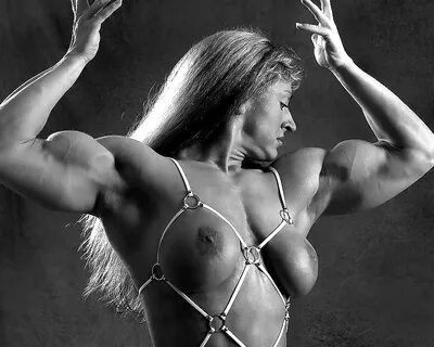 Female bodybuilders fbb muscles in black and white - 36 Pics