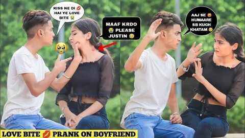Love Bite Prank On Boyfriend Gone Extremely Wrong 😭 Justin R