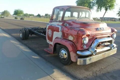 1957 GMC COE LCF SNUB NOSE PATINA PICK UP