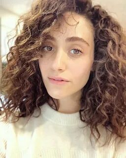 Emmy Rossum on Instagram: "☔ 🐩 💙" Curly hair styles, Hair st