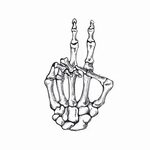 Skeleton Peace Hand Milesia