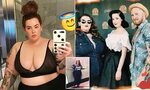 Tess Holliday puts her curves on show in sheer bra