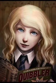 Luna Lovegood and the Quibbler Harry potter fan art, Harry p