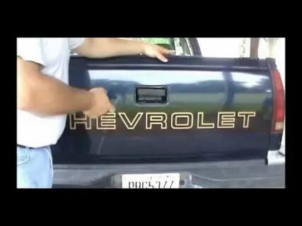 Tailgate Handle Replacement '88-98 Chevy Trucks - YouTube