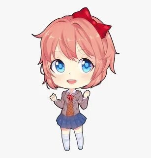 July Monmon Sayori Chibi Buy Stickers And Others - Doki Doki