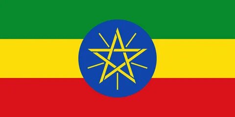 Ethiopia Flag Colouring Page - Flags Web