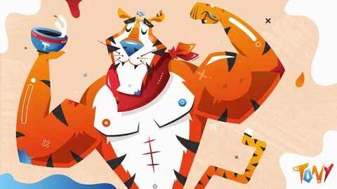 Tony the tiger on Behance