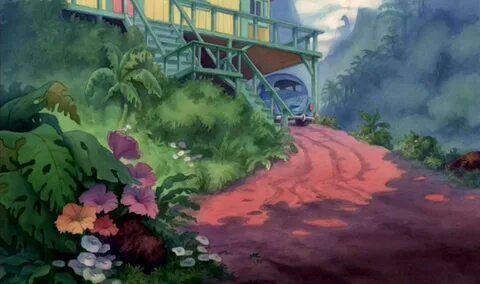 Animation Backgrounds: LILO AND STITCH Lilo and stitch, Anim