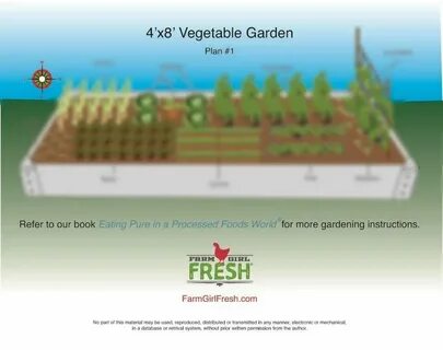 Fall Vegetable Garden Layout For A 4 X8 Raised Bed Growing T