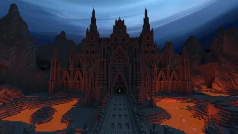 Dark Gothic Minecraft Castle.jpg - Просмотр картинки - Хости