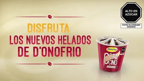 Disfruta los nuevos helados de D'Onofrio - YouTube