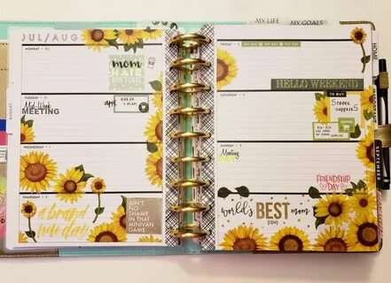 Pin by Ashley Ayers on Happy Planner Ideas Happy planner lay