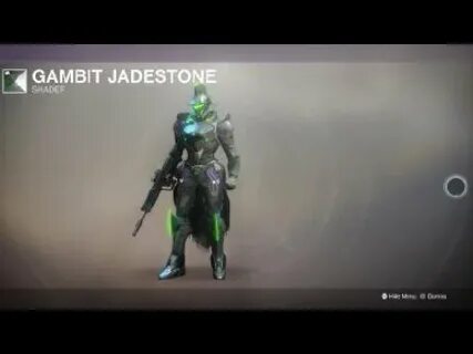 Destiny 2 Titan with Virtuous Ornaments and Gambit Jadestone