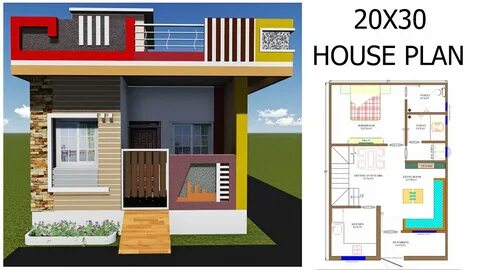 20x30 HOUSE PLAN EAST FACING HOUSE VASTU PLAN - YouTube