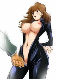 Lupin III) Erotic image 02 of a woman named Fujiko Mine - He