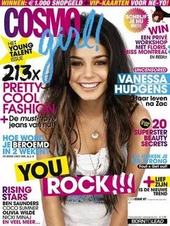 Vanessa Hudgens, Cosmo Girl Magazine April 2011 Cover Photo 