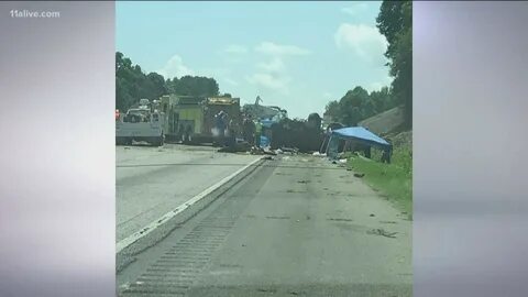 I 85 North Accident Georgia Today : 7 dead in wrong way cras