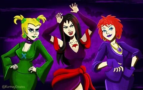 All of the Hex Girls together! 🦇 ☺ Thorn, Dusk, and Luna. Sc