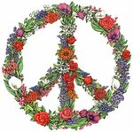 SITO.org Artchive: Flower Peace Sign by Douglas Schneider Pe