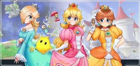 Wallpaper : Mario Bros, Princess Rosalina, Princess Daisy, P