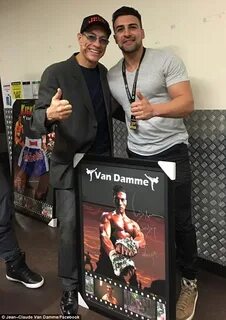 Jean-Claude Van Damme poses for photo with brother of terror