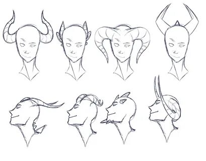 horns! Concept art drawing, Concept art characters, Drawings