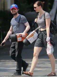 Daniel Radcliffe and Erin Darke shop for workout kit in New 