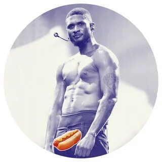 Usher naked cock