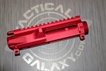 RED ANODIZE 2 PC oversized MAG BUTTON extended release 2 pie