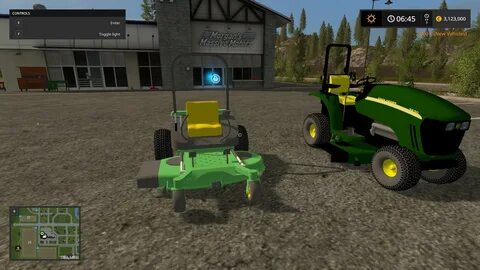 JOHN DEERE 3520 AND ZERO TURN V1.0 LS17 - Farming Simulator 