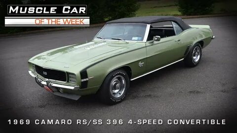 1969 Camaro RS/SS396 Convertible Muscle Car Of The Week Vide