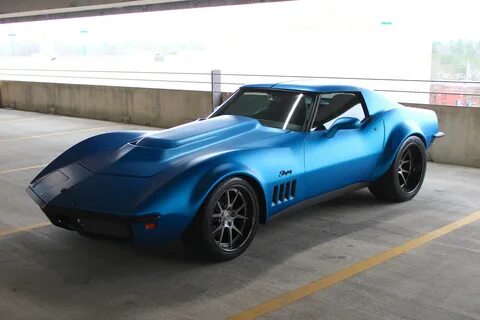 Blue Blooded: Custom Matte Blue Chevy Corvette Stingray - CA