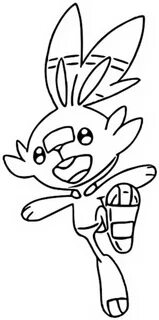 Scorbunny Coloring Pages - Coloring Home