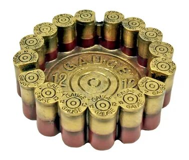 Replica 12 Gauge Shot Gun Shells Ashtray Retroactives.com