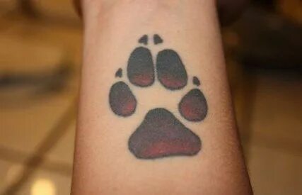 47 Ideas tattoo wolf paw google #tattoo Wolf print tattoo, W