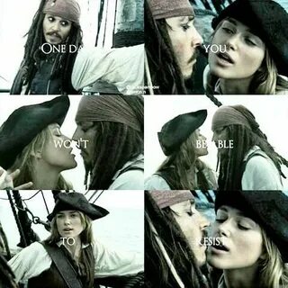 One Word love...curiosity Captain Jack Sparrow." "