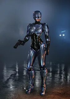 ArtStation - Robocop Girl, Audia Pahlevi Robocop, Cyborgs ar