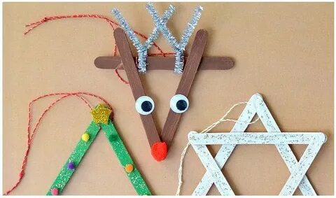 Popsicle Fun for this Christmas days- DIY Reindeer Ornament 