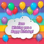 Happy Birthday Jane