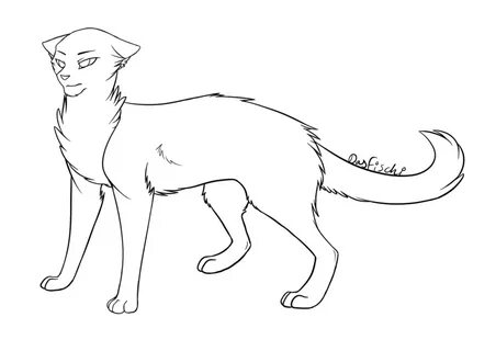 warrior cat clipart coloring - image #12