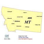 Montana Area Codes Map - Map Of Farmland Cave