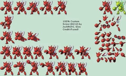 Custom / Edited - Pokémon Generation 2 Customs - #212 Scizor